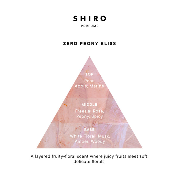 ZERO PEONY BLISS EAU DE PARFUM – SHIRO UK Online Store