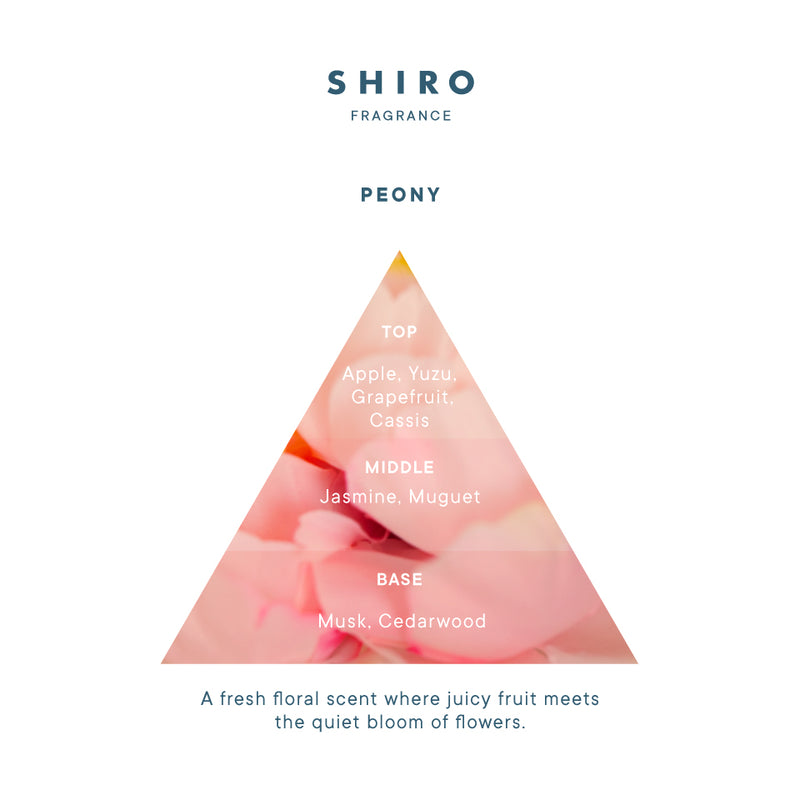 【新品・未使用】SHIRO PEONY EAU DE PARFUM 40ml PEONY EAU DE PARFUM – SHIRO UK Online Store