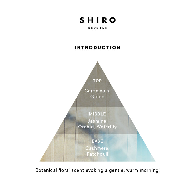 shiro 香水　イントロダクション　introduction INTRODUCTION EAU DE PARFUM (100mL/50mL) – SHIRO UK Online Store