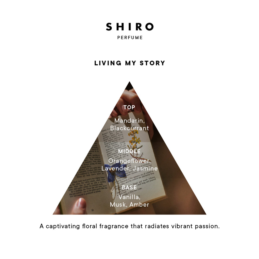 LIVING MY STORY EAU DE PARFUM (100mL/50mL) – SHIRO UK Online Store