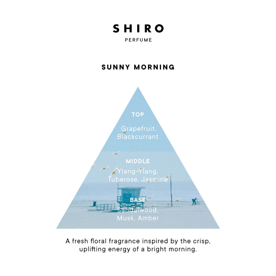 SUNNY MORNING EAU DE PARFUM (100mL/50mL) – SHIRO UK Online Store